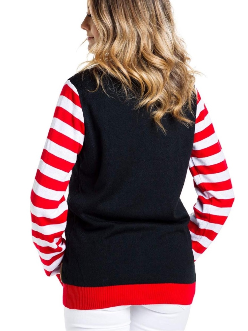 Tipsy Elves “Get Lit” Light-Up LED Christmas Sweaters - Ugly Christmas Pullovers - Picture 2 of 5